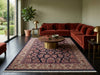 Load image into Gallery viewer, 6.9 x 10.8 Classy Quality Persian Sarouk Rug Royal Blue #B-72387