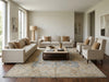 Load image into Gallery viewer, 10 x 14 Light Blue Handmade Oushak Wool Rug #F-3219