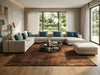 Load image into Gallery viewer, 10 x 13 Brown Handmade Modern- Contemporary Design Rug #PIX-25688