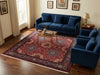 Load image into Gallery viewer, 7 x 7 Rose Fine Persian Nahavand Square Rug - view 2