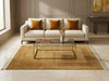 Load image into Gallery viewer, 4 x 6 Squash Color Gabbeh Wool &amp; Silk Nepalese/Tibet Rug #PIX-14275