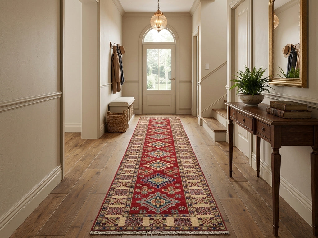3 x 13' Feet Runner Afghan Kazak Wool #F-3274