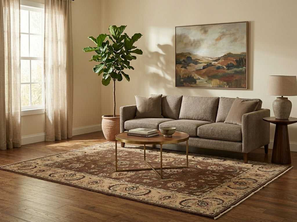 5.6 x 8 Vegetable Dyed Chobi Rug #B-73609