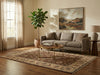 Load image into Gallery viewer, 5.6 x 8 Vegetable Dyed Chobi Rug #B-73609
