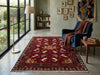 Load image into Gallery viewer, 4.4 x 6.7 Afghan Tribal Animal Motif Rug #F-3257