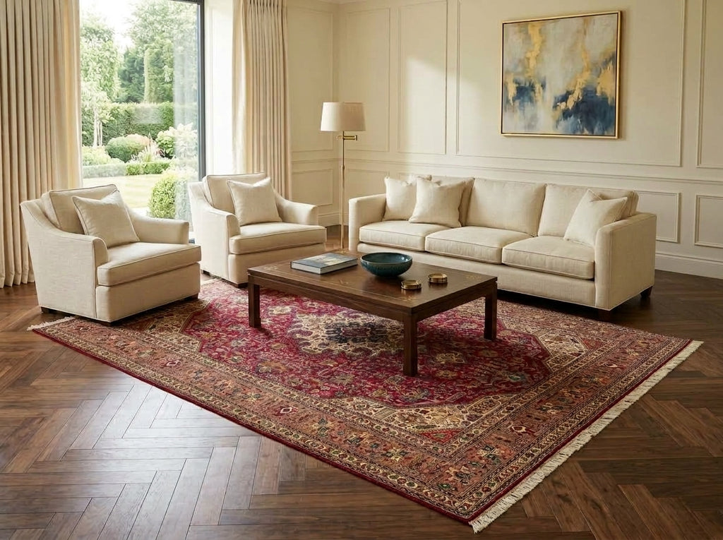 8 x 11 Genuine Persian Tabriz Wool Rug #PIX-11852
