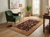 Load image into Gallery viewer, 5 x 6.8 Brown Chobi Peshawar Handmade Rug #PIX-9782