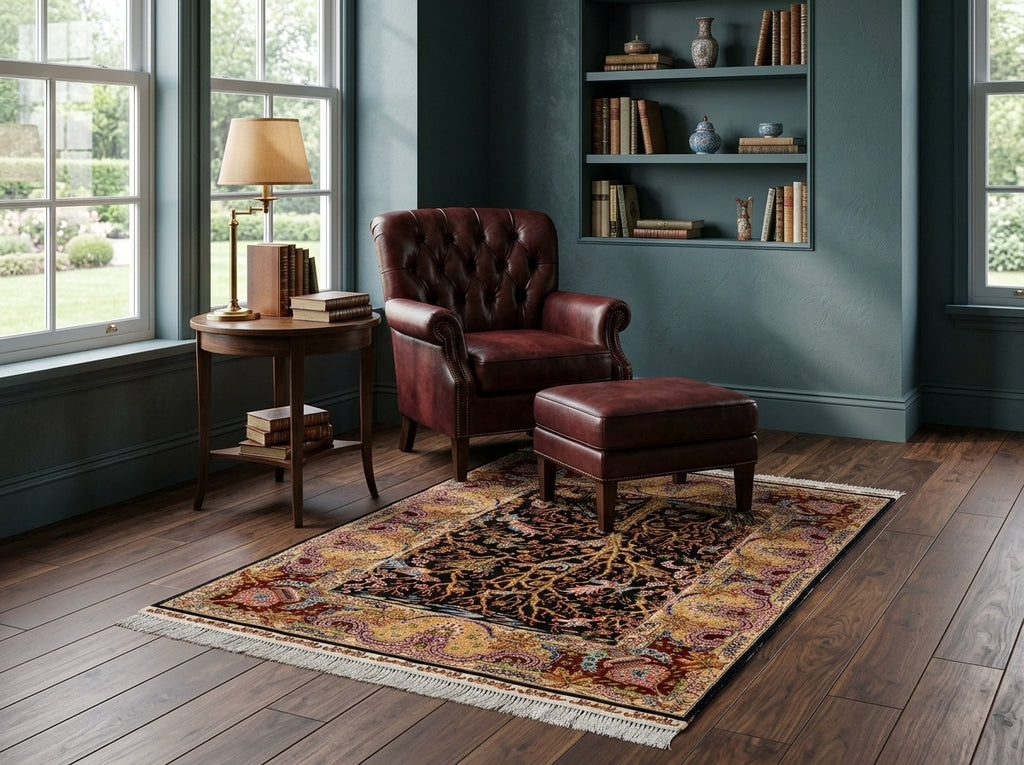 3 x 4 Tree Of Life Silk Carpet #58387