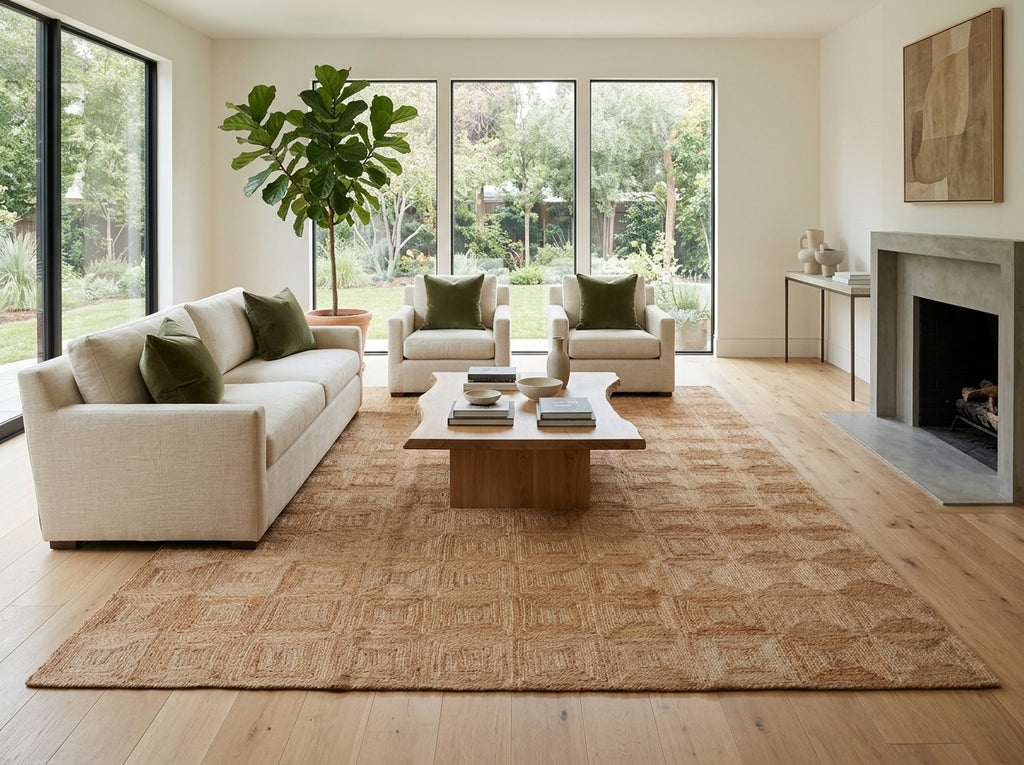 10 x 14 Beautiful Sisal Rug Imported India #F-3307