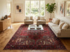 Load image into Gallery viewer, 8 x 9.8 Semi Antique Persian Heriz Iran Rug #B-73869