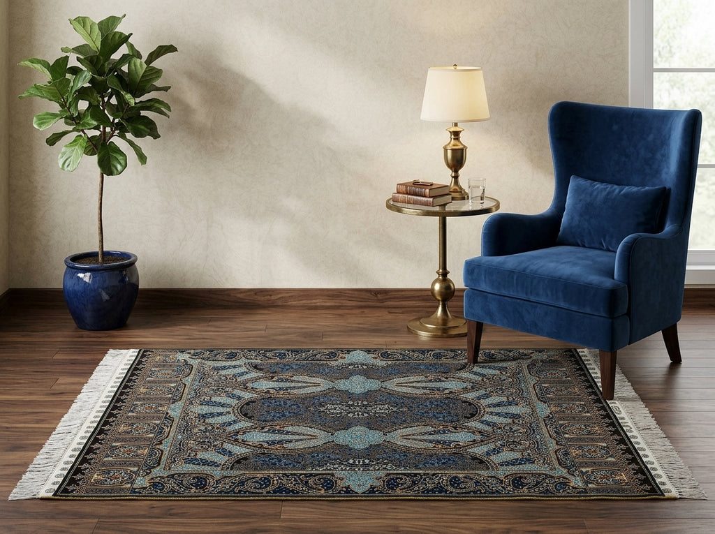 3 x4 Silk Rug Hereke Pattern #60239