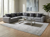 Load image into Gallery viewer, 9 x 12 Gray Modern Calvin Rug Hand-knotted in India #F-5639