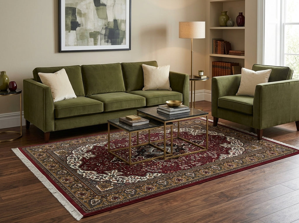 4 x 6 Kashmar Silk Handmade Soft Rug #F-3358