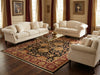 Load image into Gallery viewer, 8 x 10 Midnight Black Blue Natural Handmade Agra Rug - view 2