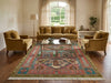 Load image into Gallery viewer, 6 x 8.9 Super Fine Pictorial Persian Tabriz Rug Wool and Silk 70 Raj - view 2