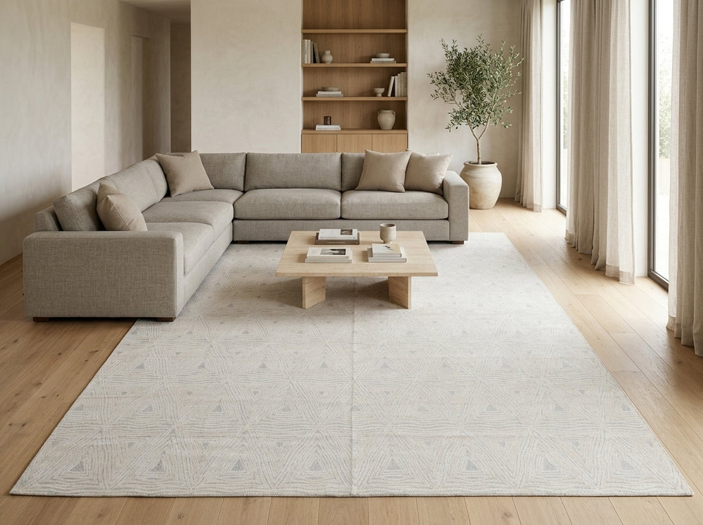 9 x 12 Handmade Contemporary Wool Imported Rug #F-3337