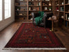 Load image into Gallery viewer, 4 x 6.7 Afghan Tribal Animal Motif Wool Rug #F-3259