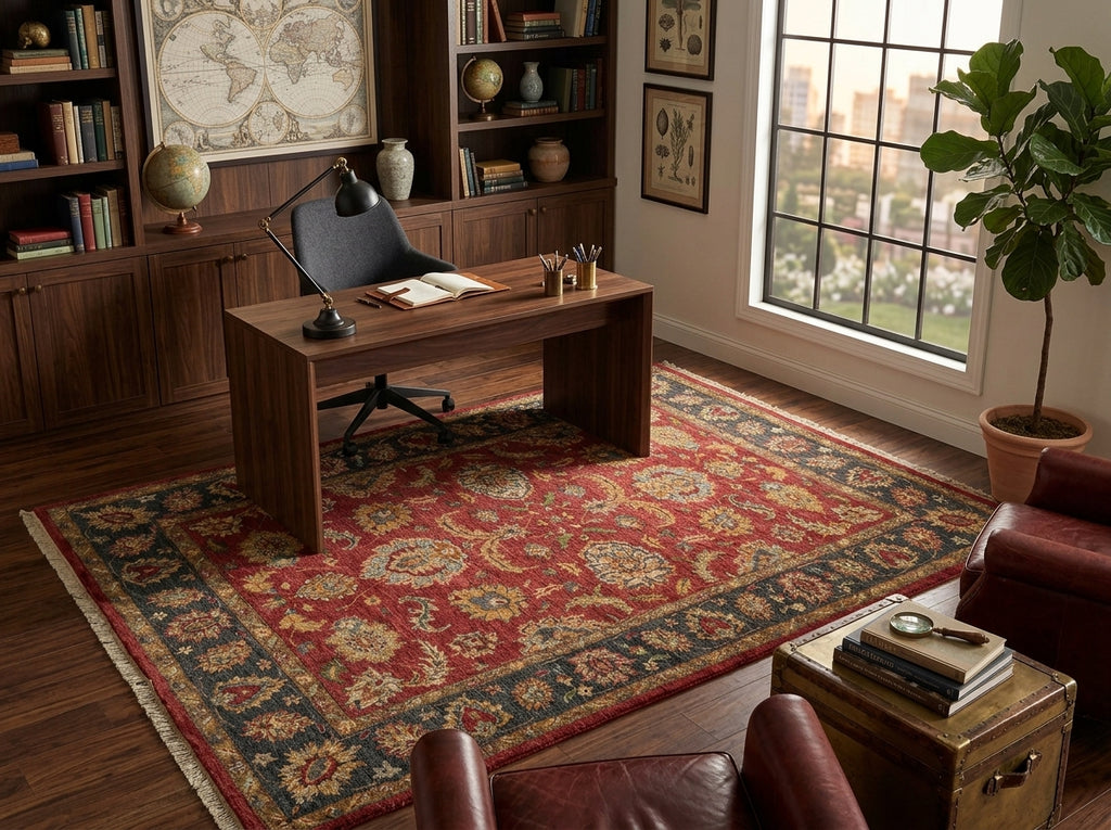 5.7 x 8 Vegetable Dyed Chobi Rug #B-74073