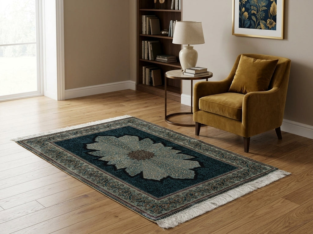 3 x 4.6 Nice Silk Rug Hereke #60192
