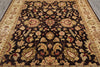 Load image into Gallery viewer, 8 x 10 Dark Brown Black Chobi Peshawar Rug #PIX-10601