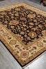 Load image into Gallery viewer, 8 x 10 Dark Brown Black Chobi Peshawar Rug #PIX-10601