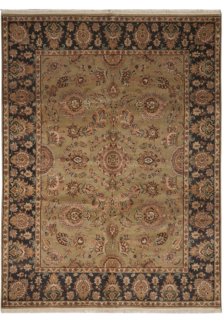 8 x 10.4 Green Jaipur Quality Wool Rug