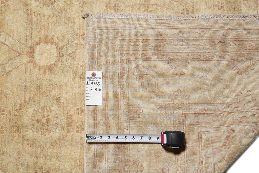 8 x 10 Neutrals Chobi Peshawar Rug #F-4335