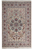 Load image into Gallery viewer, A traditional oriental-style area rug with an intricate floral and geometric pattern, featuring a central medallion, detailed borders, and fringed edges.