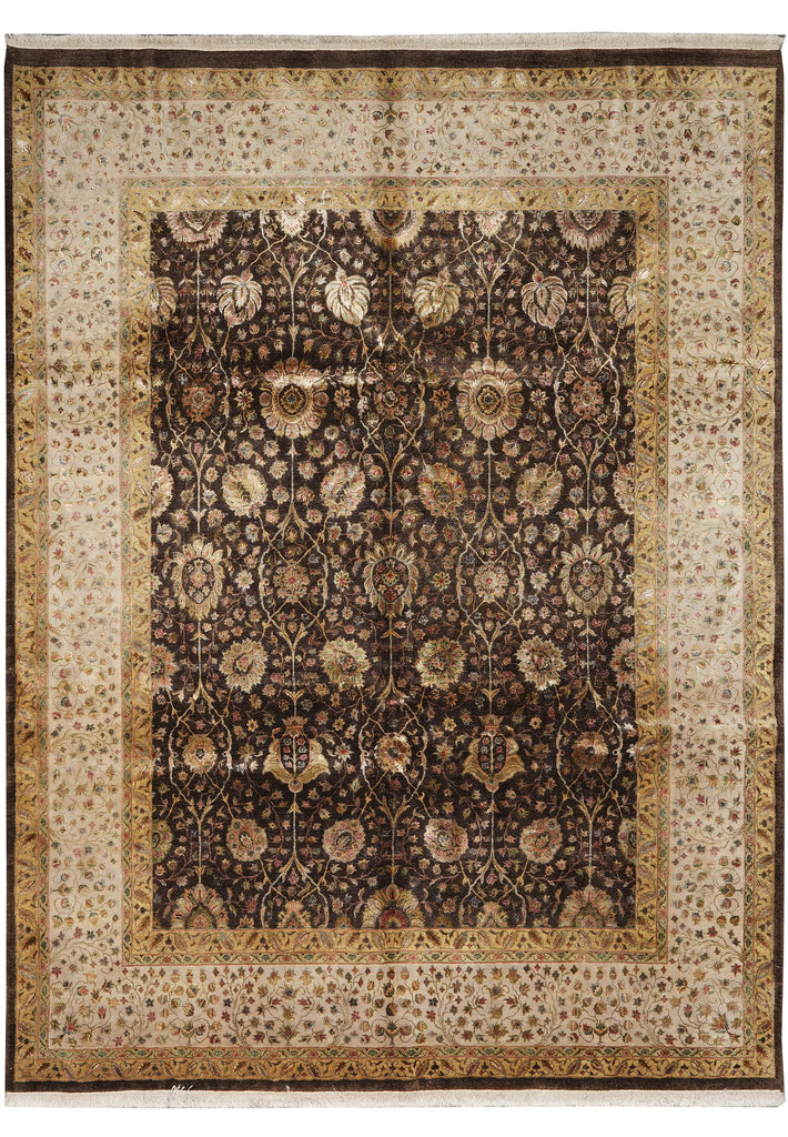 8 x 10.6 High Quality Jaipur Rug Brown Transitional