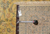 Load image into Gallery viewer, 9.8 x 13.8 Semi-Antique Persian Kashan rug Gold Green #F-4304