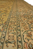 Load image into Gallery viewer, 9.8 x 13.8 Semi-Antique Persian Kashan rug Gold Green #F-4304