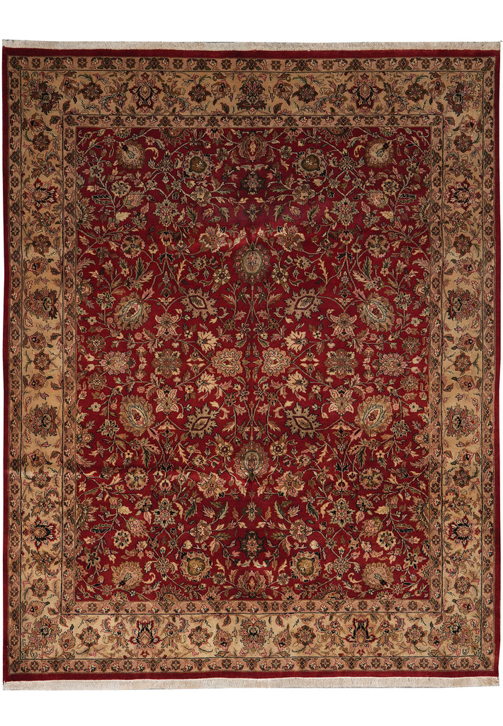 8 x 9.8 Quality Jaipur Rug Burgundy Gold