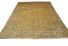 Load image into Gallery viewer, 9.8 x 13.8 Semi-Antique Persian Kashan rug Gold Green #F-4304