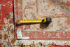 Load image into Gallery viewer, 6.5 x 6.7 SQUARE Rug Super High Quality Persian Tabriz Carpet Wool and Silk 400 KPSI IRAN #PIX-26543