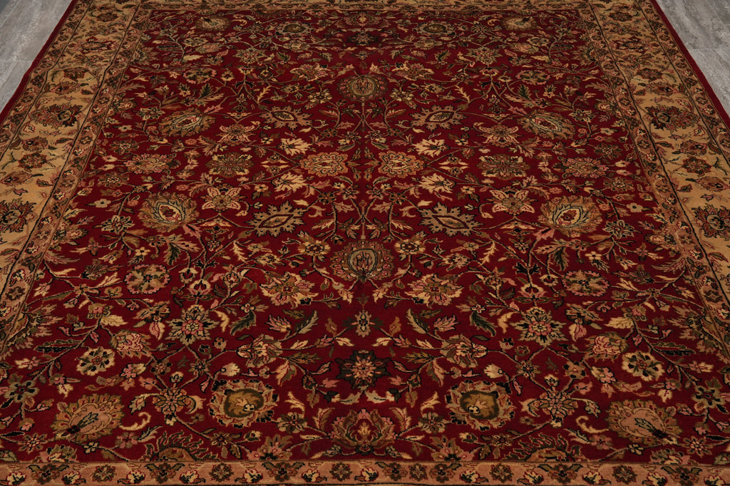 8 x 9.8 Quality Jaipur Rug Burgundy Gold #PIX-10162