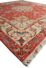 Load image into Gallery viewer, 6.5 x 6.7 SQUARE Rug Super High Quality Persian Tabriz Carpet Wool and Silk 400 KPSI IRAN #PIX-26543