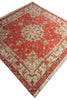 Load image into Gallery viewer, 6.5 x 6.7 SQUARE Rug Super High Quality Persian Tabriz Carpet Wool and Silk 400 KPSI IRAN #PIX-26543