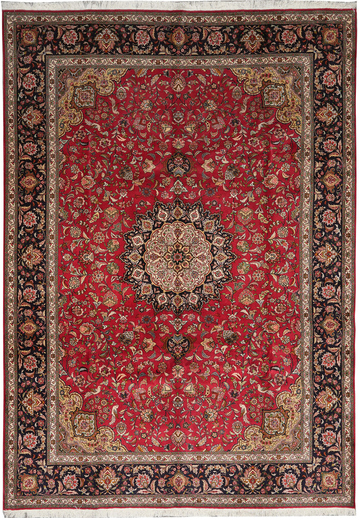 8.3 x 11.8 High Quality Genuine Persian Tabriz rug IRAN Wool and Silk 400 KPSI #PIX-14507