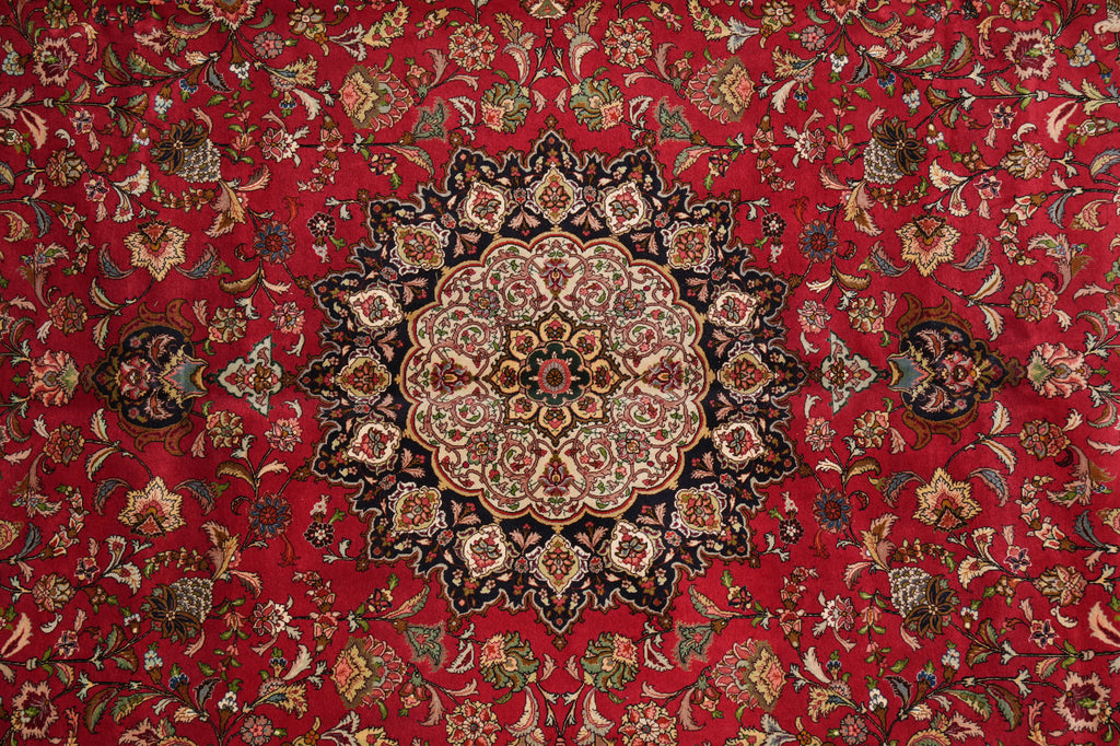 8.3 x 11.8 High Quality Genuine Persian Tabriz rug IRAN Wool and Silk 400 KPSI #PIX-14507