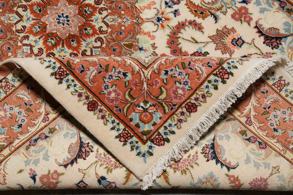 5.4 x 7.8 Authentic Persian Tabriz Rug #PIX-14824