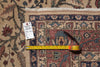 Load image into Gallery viewer, 7.5 x 10.6  Turkish Tabriz Rug | Ivory &amp; Rust Medallion | Hand-Knotted Wool 1950s #PIX-23683