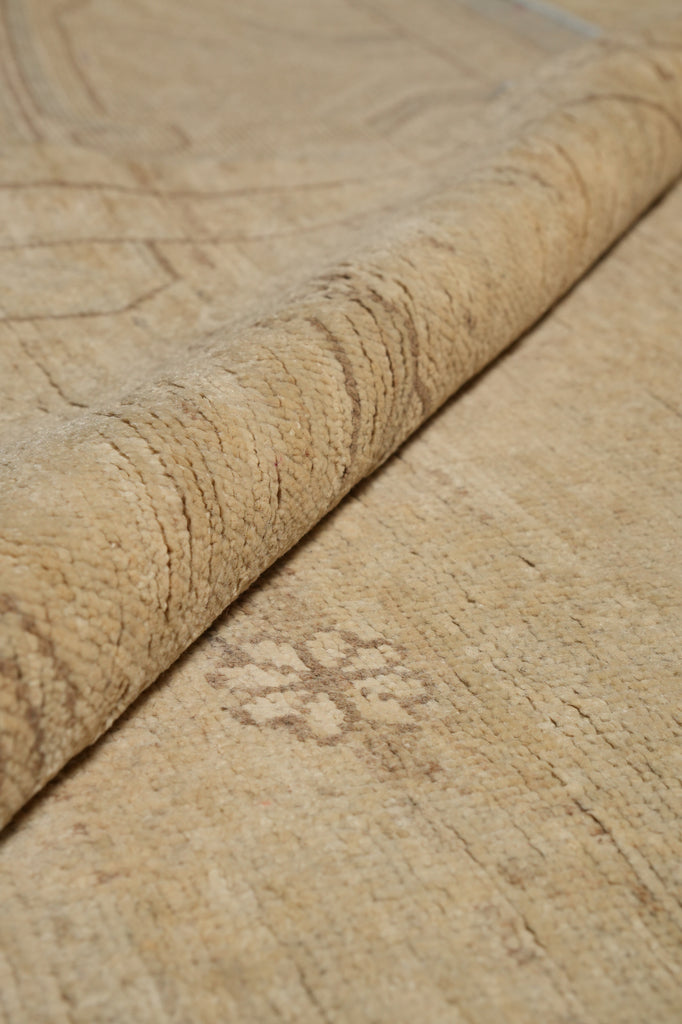 9 x 11.6 Natural Quality Chobi Peshawar Rug Faded Pastels #PIX-25269