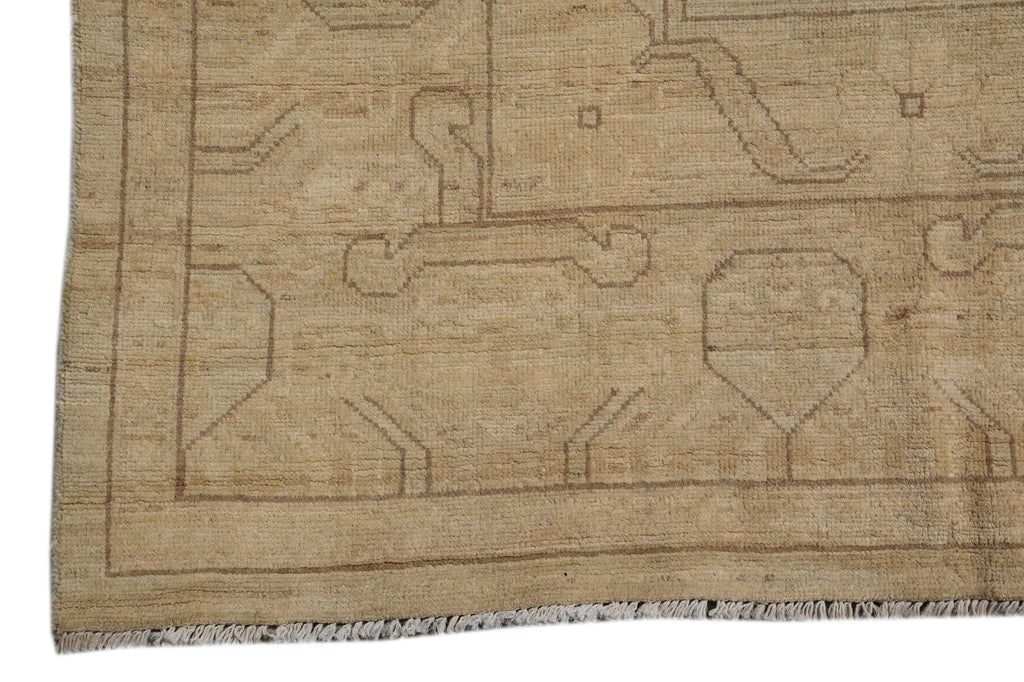 9 x 11.6 Natural Quality Chobi Peshawar Rug Faded Pastels #PIX-25269