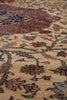 Load image into Gallery viewer, 7.5 x 10.6  Turkish Tabriz Rug | Ivory &amp; Rust Medallion | Hand-Knotted Wool 1950s #PIX-23683