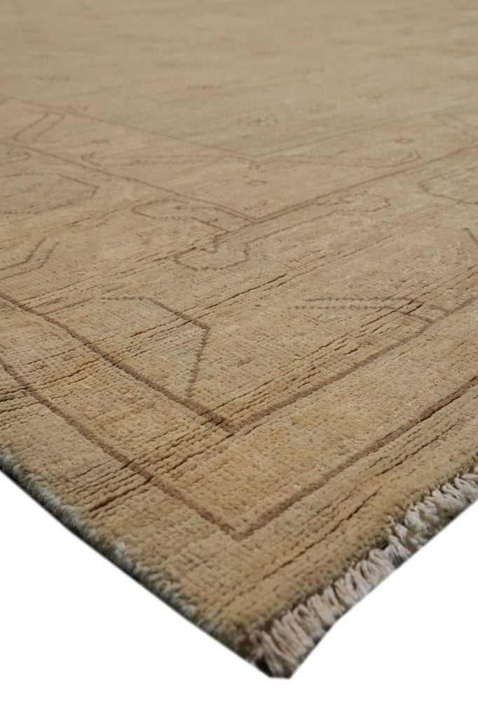 9 x 11.6 Natural Quality Chobi Peshawar Rug Faded Pastels #PIX-25269