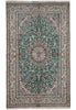 Load image into Gallery viewer, 5 x 8 Authentic Quality Persian Nain Rug Wool and Silk Green