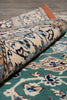 Load image into Gallery viewer, 5 x 8 Authentic Quality Persian Nain Rug Wool and Silk Green #PIX-9483