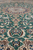 Load image into Gallery viewer, 5 x 8 Authentic Quality Persian Nain Rug Wool and Silk Green #PIX-9483