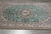 Load image into Gallery viewer, 5 x 8 Authentic Quality Persian Nain Rug Wool and Silk Green #PIX-9483
