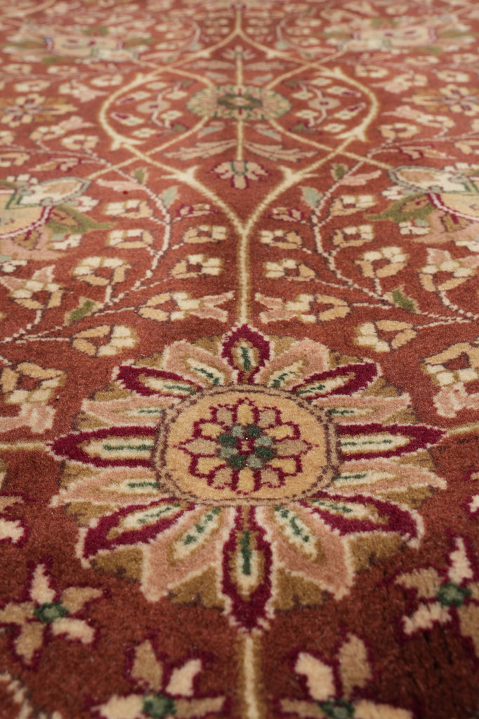 9 x 12  High Quality  Dense Wool Fine Weave India hand-knotted Rug #PIX-9151